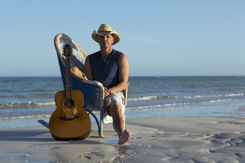 KENNY CHESNEY on Beach 16x20 Poster Country Music 