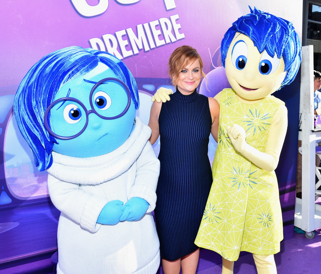 HOLLYWOOD, CA - JUNE 08:  Actress Amy Poehler attends the Los Angeles Premiere and Party for Disney?Pixar?s INSIDE OUT at El Capitan Theatre on June 8, 2015 in Hollywood, California.  (Photo by Alberto E. Rodriguez/Getty Images for Disney) *** Local Caption *** Amy Poehler