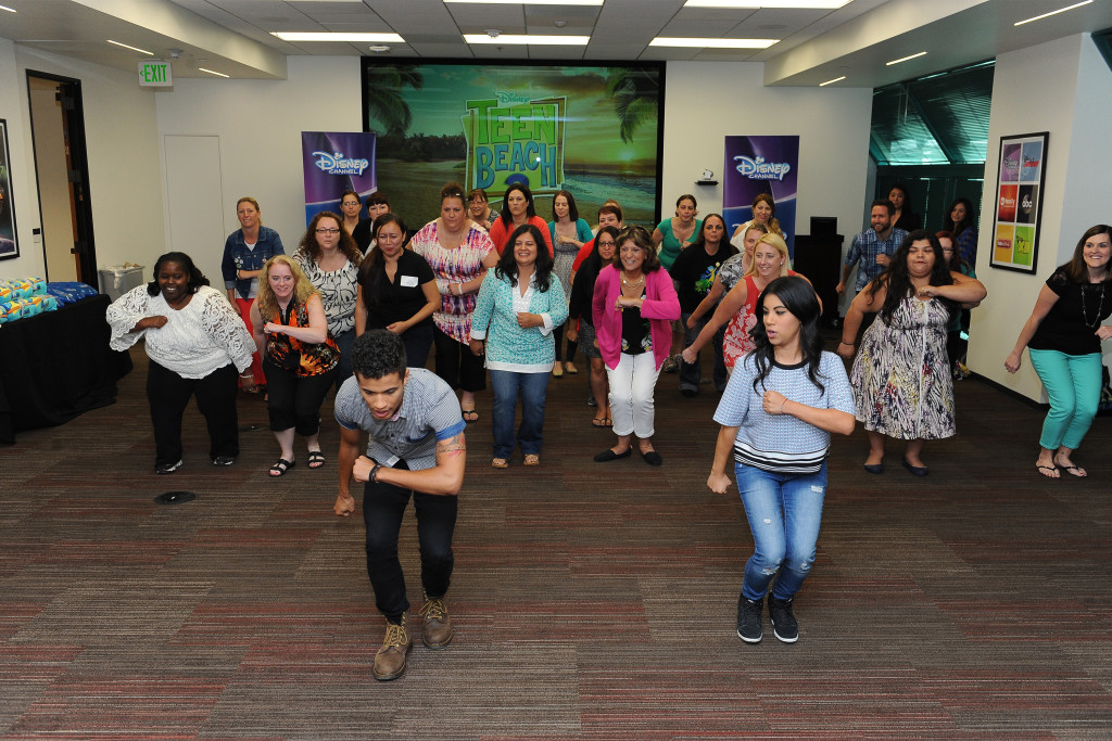 TEEN BEACH 2 - "Teen Beach 2" stars Chrissie Fit and Jordan Fisher participate in a Mom blogger event to celebrate the movie's June 26, 2015 premiere. (Disney Channel/Valerie Macon) JORDAN FISHER, CHRISSIE FIT