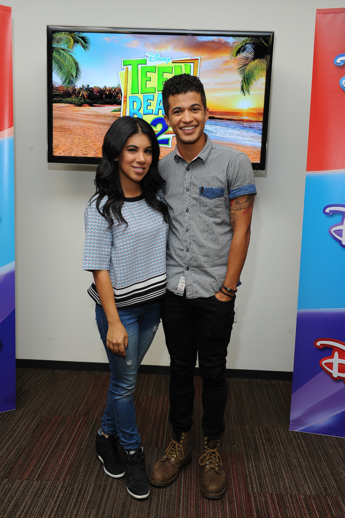 TEEN BEACH 2 - "Teen Beach 2" stars Chrissie Fit and Jordan Fisher participate in a Mom blogger event to celebrate the movie's June 26, 2015 premiere. (Disney Channel/Valerie Macon) CHRISSIE FIT, JORDAN FISHER