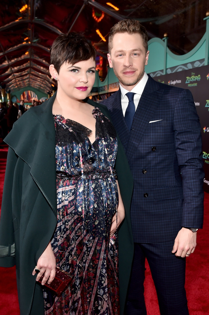 HOLLYWOOD, CA - FEBRUARY 17: Actors Ginnifer Goodwin (L) and Josh Dallas attend the Los Angeles premiere of Walt Disney Animation Studios' "Zootopia" on February 17, 2016 in Hollywood, California. (Photo by Alberto E. Rodriguez/Getty Images for Disney) *** Local Caption *** Ginnifer Goodwin; Josh Dallas