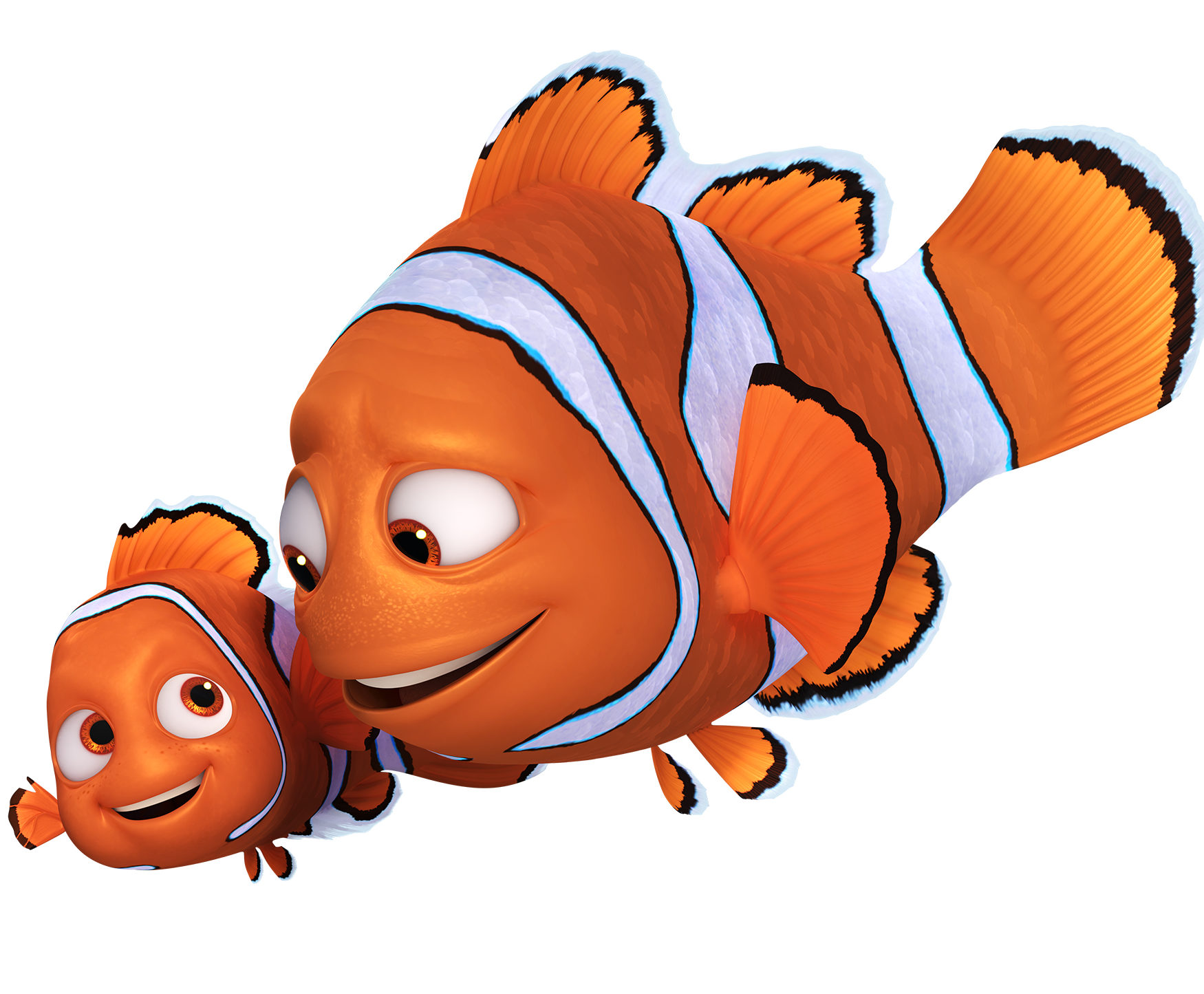 FINDING DORY - Pictured (L-R): One year after his big overseas adventure, NEMO (voice of Hayden Rolence) is back to being a normal kid: going to school and living on the coral reef with his dad and their blue tang neighbor, Dory. His harrowing adventure abroad doesn’t seem to have sapped his spirit. In fact, when Dory remembers pieces of her past and longs to take off on an ambitious ocean trek to find her family, Nemo is the first to offer his help. He may be a young clownfish with a lucky fin, but Nemo wholeheartedly believes in Dory. After all, he understands what it’s like to be different. MARLIN (voice of Albert Brooks) may have traveled across the ocean once, but that doesn’t mean he wants to do it again. So he doesn’t exactly jump at the opportunity to accompany Dory on a mission to the California coast to track down her family. Marlin, of course, knows how it feels to lose family, and it was Dory who helped him find Nemo not so long ago. The clownfish may not be funny, but he’s loyal—he realizes he has no choice but to pack up his nervous energy and skepticism and embark on yet another adventure, this time to help his friend. ©2016 Disney•Pixar. All Rights Reserved.