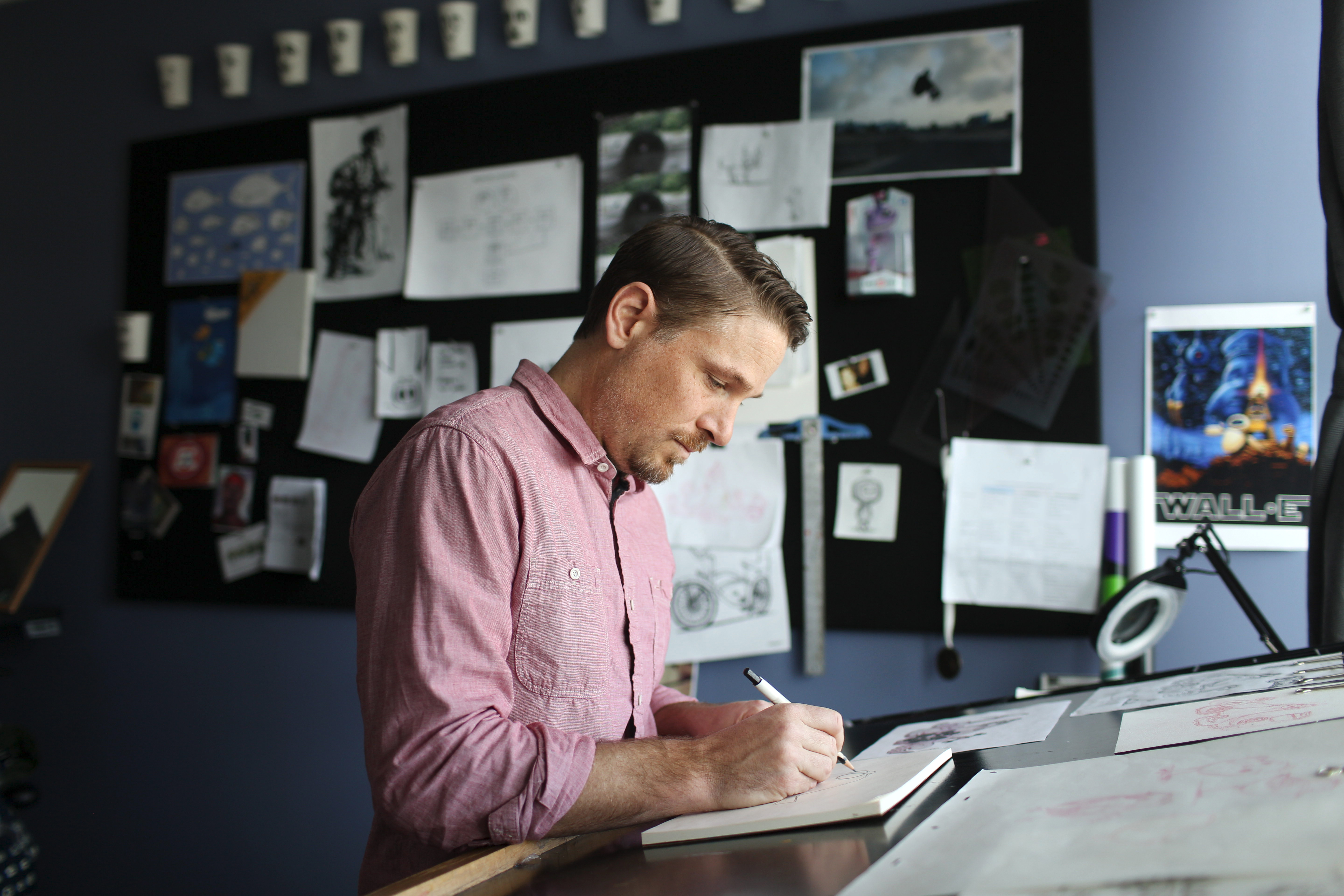 Character Designer Jason Deamer is photographed on February 3, 2016 at Pixar Animation Studios in Emeryville, Calif. (Photo by Deborah Coleman / Pixar)