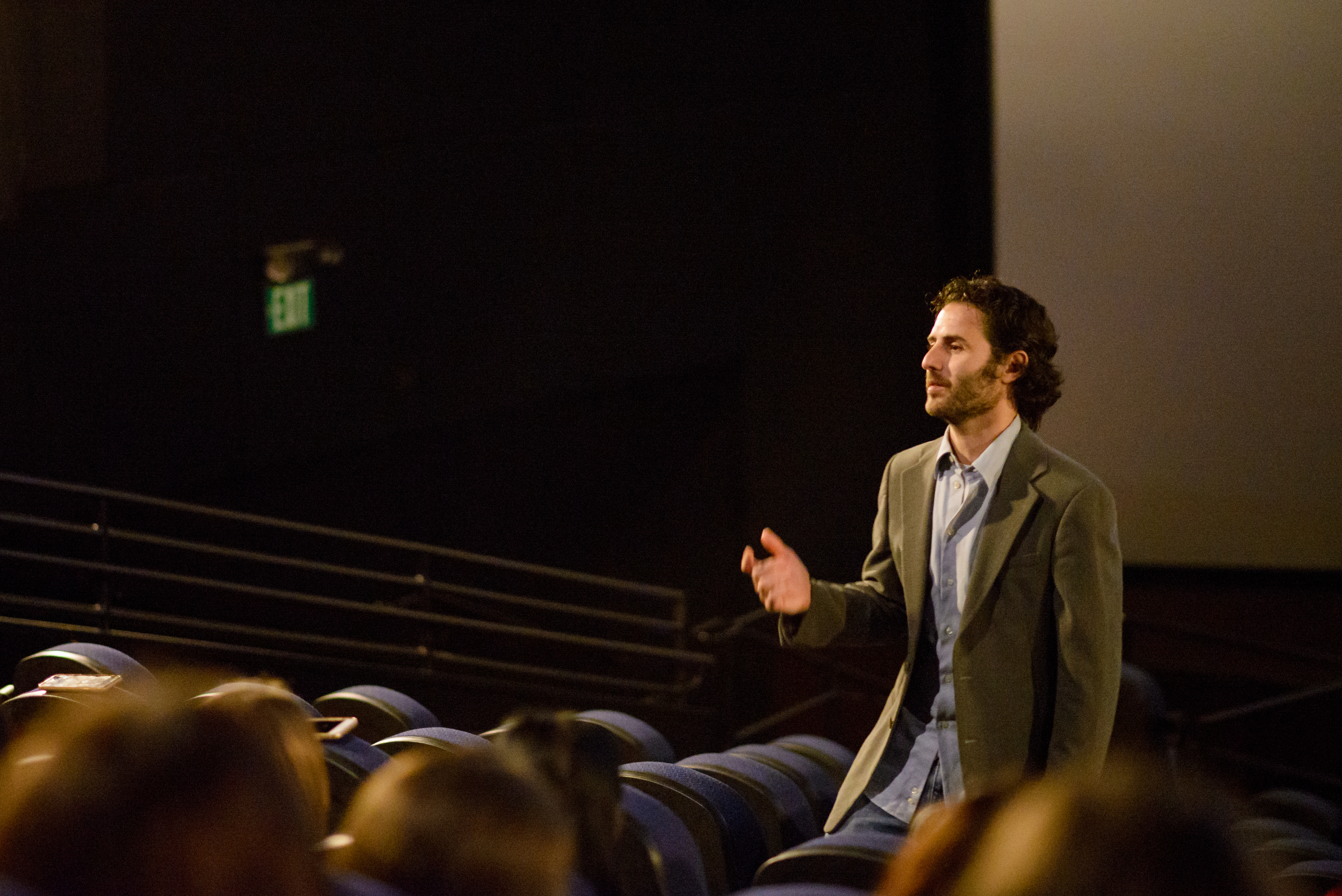 Alan Barillaro (Director of "Piper") presents at the Finding Dory Long Lead press day at the Monterey Bay Aquarium in Monterey, CA. Photo by Marc Flores. ©2016 Disney•Pixar. All Rights Reserved.