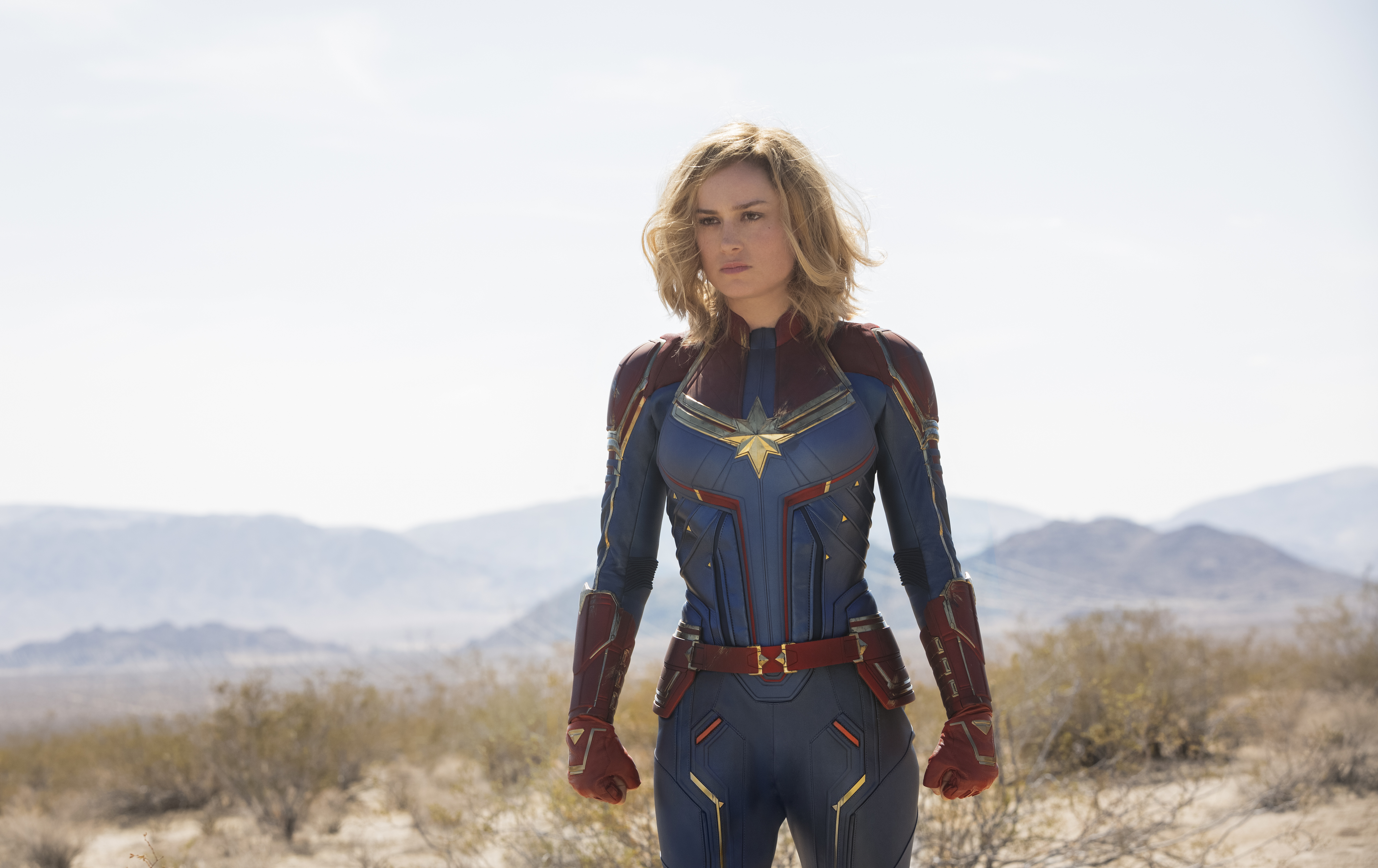 Captain Marvel in the Desert