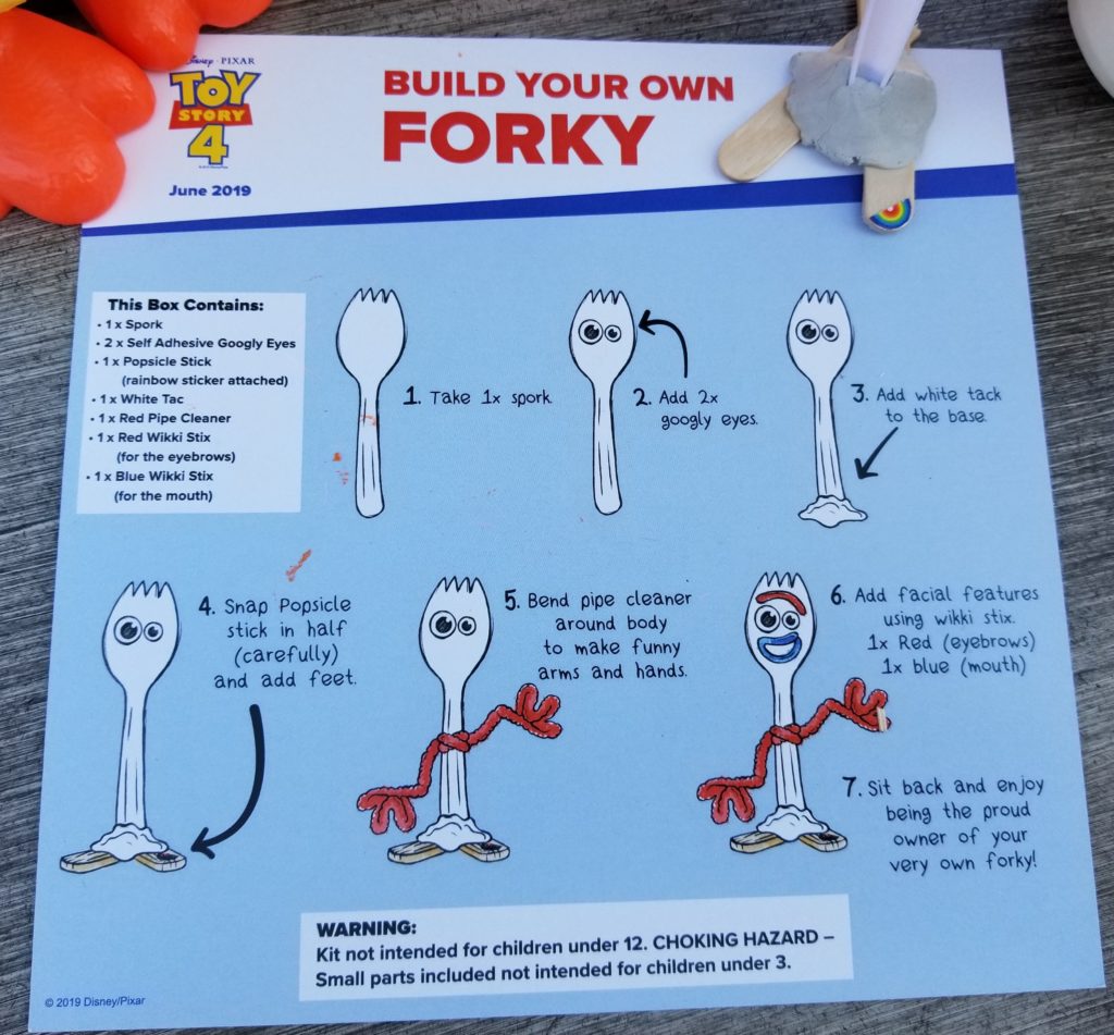 build your own forky five below