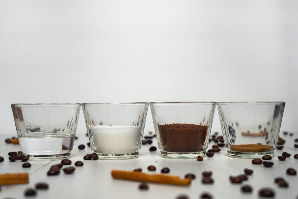 Ingredients to make Dalgona Cinnamon Coffee