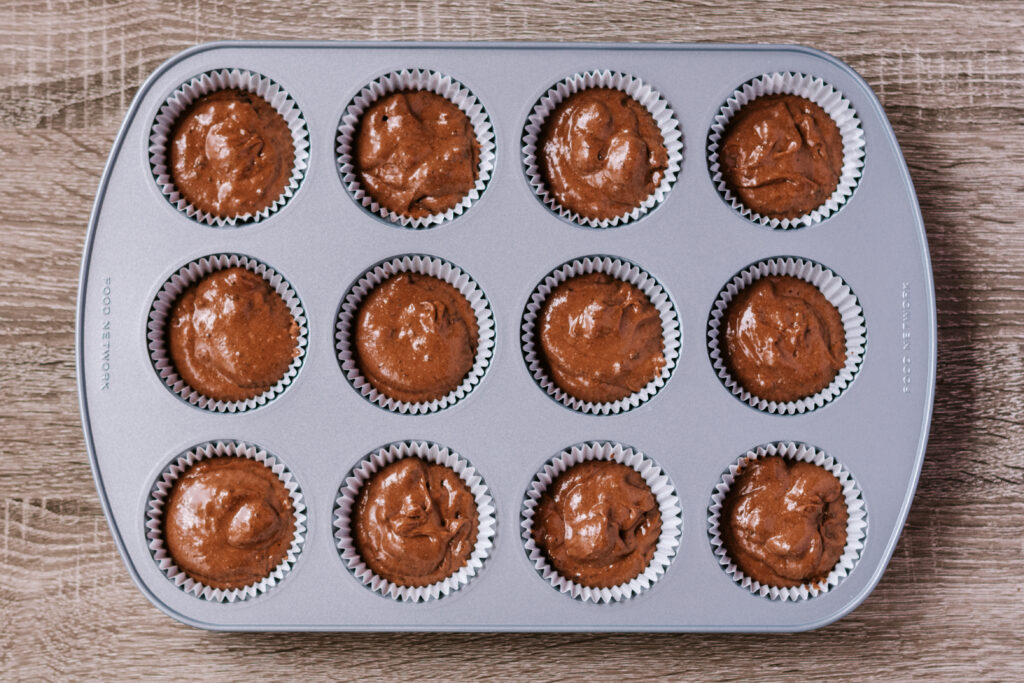 Mickey Mouse Cupcakes ready for the oven!