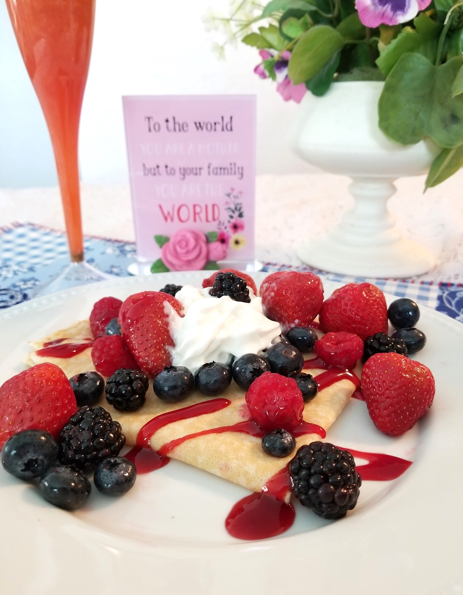 Crepes with Berries