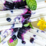 Blueberry Cheesecake Popsicles