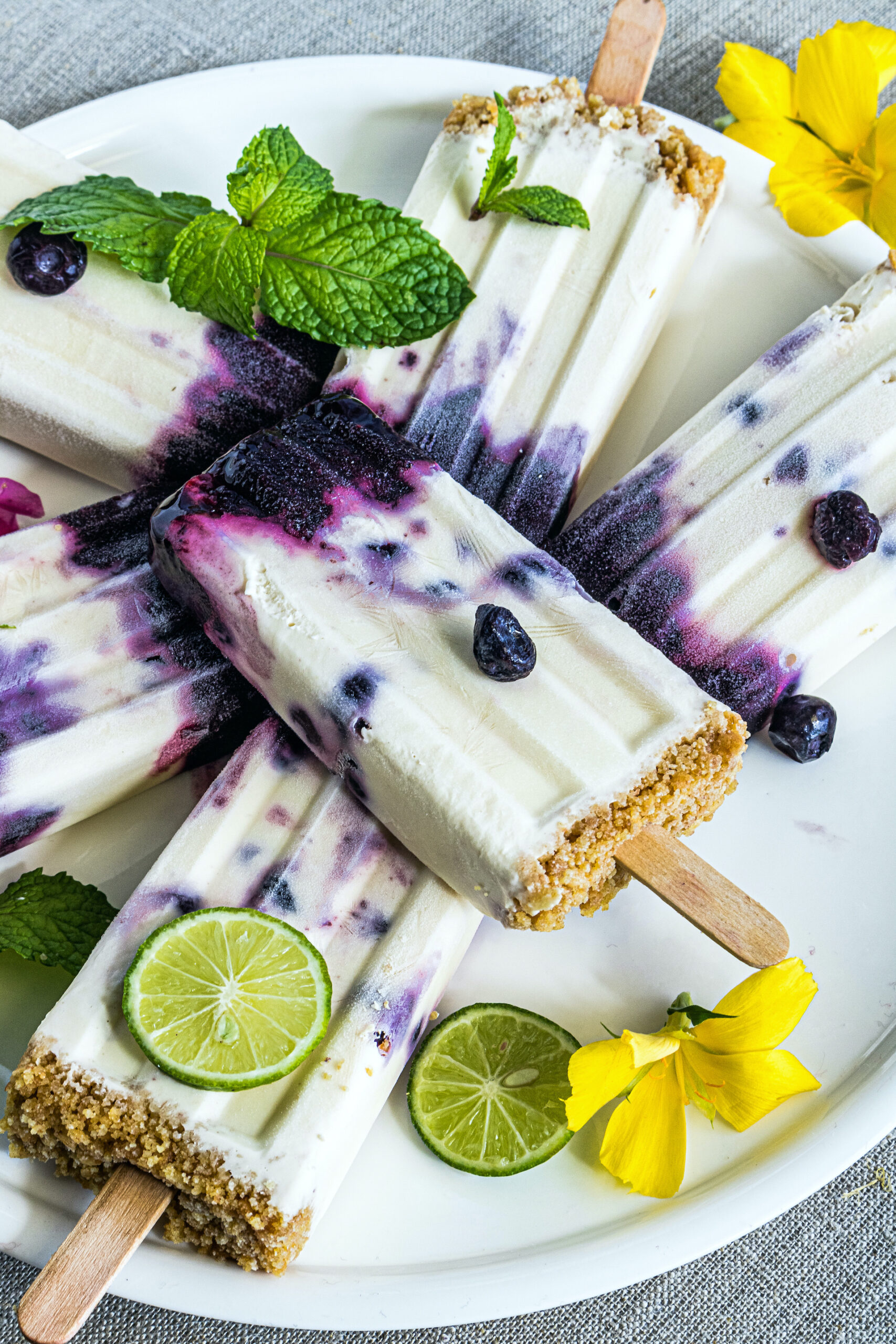 Blueberry Cheesecake Pops