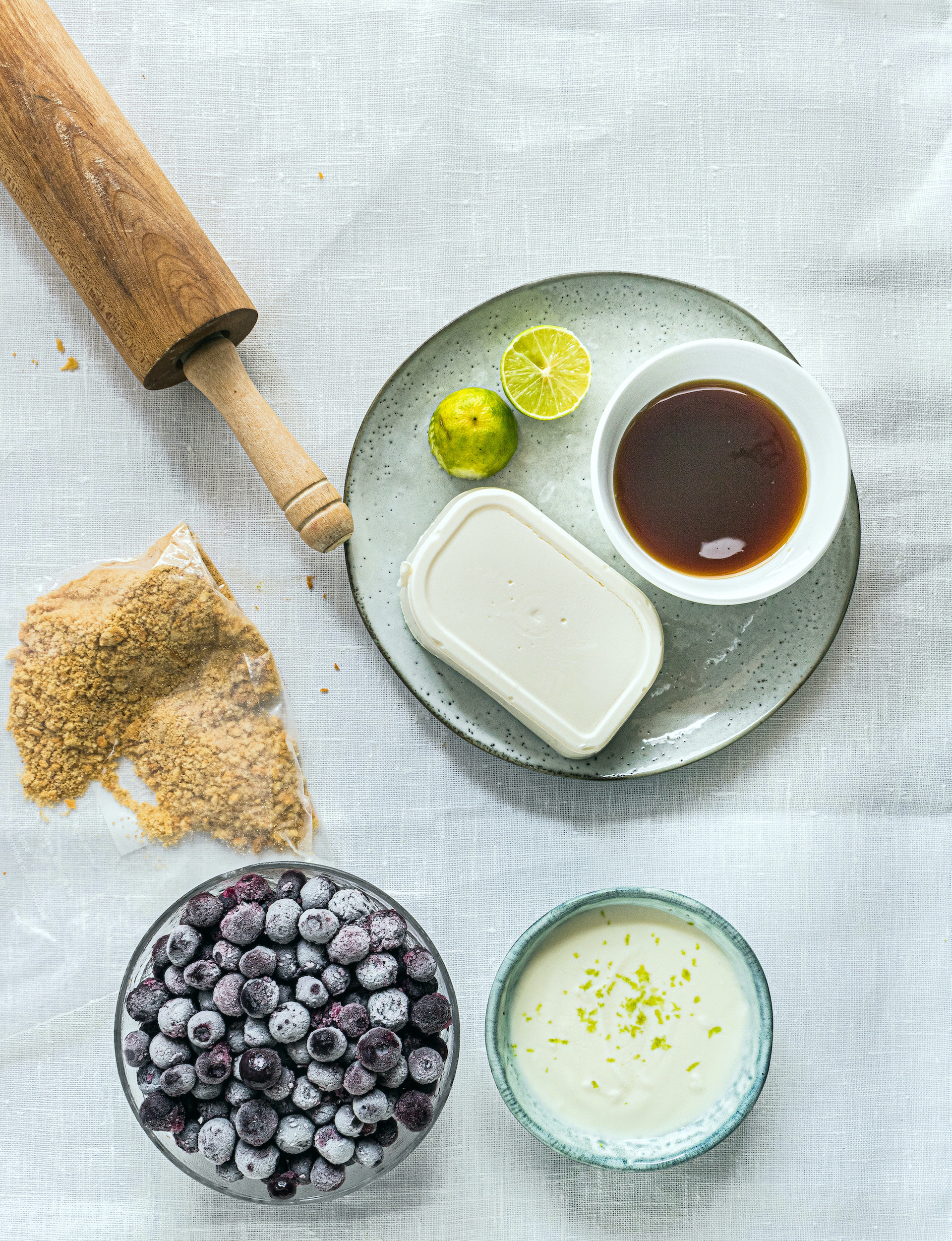 Blueberry Cheesecake Popsicle Ingredients 