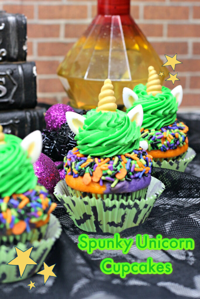 Spunky Unicorn Cupcakes
