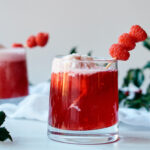 Rudolph’s Raspberry Float–Holiday Drink