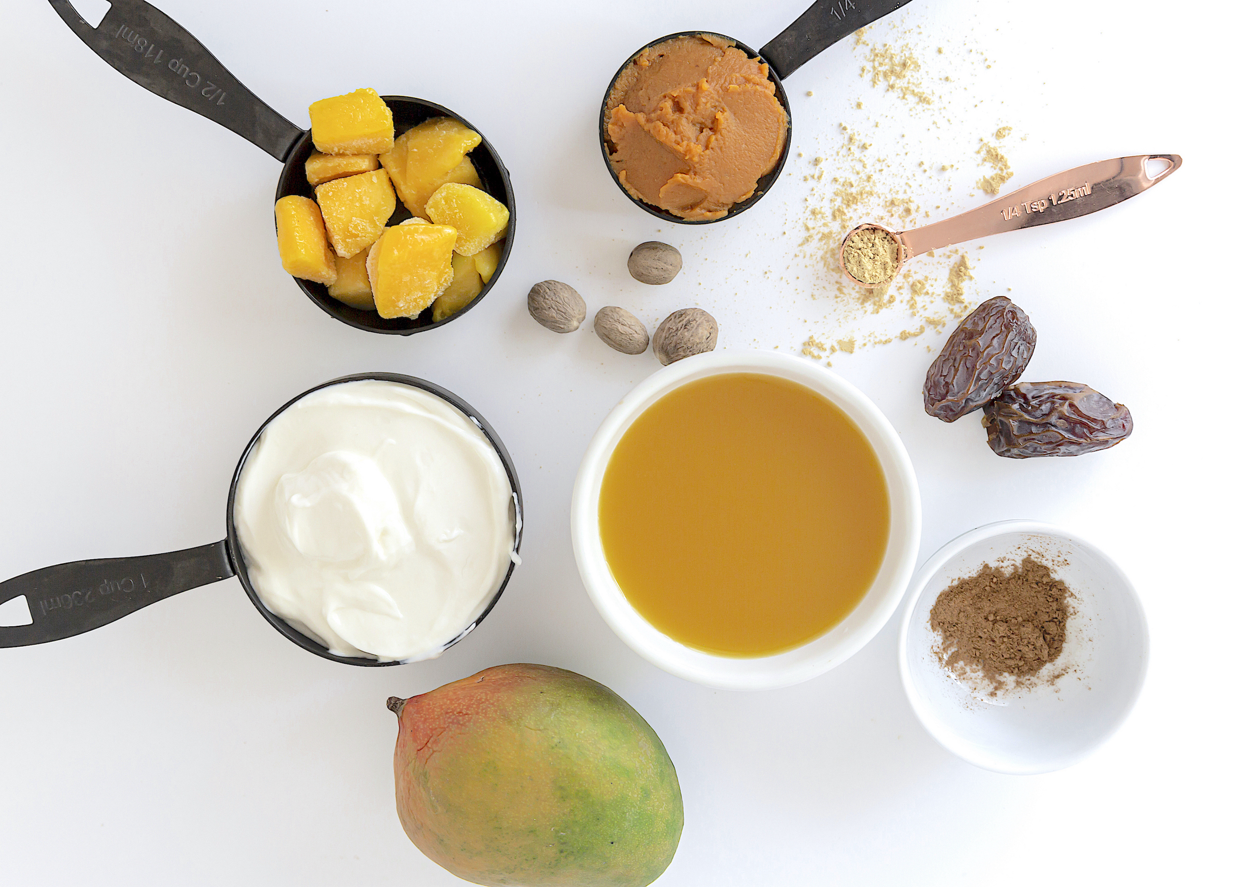 Perfect Pumpkin Pie Mango Smoothie Ingredients