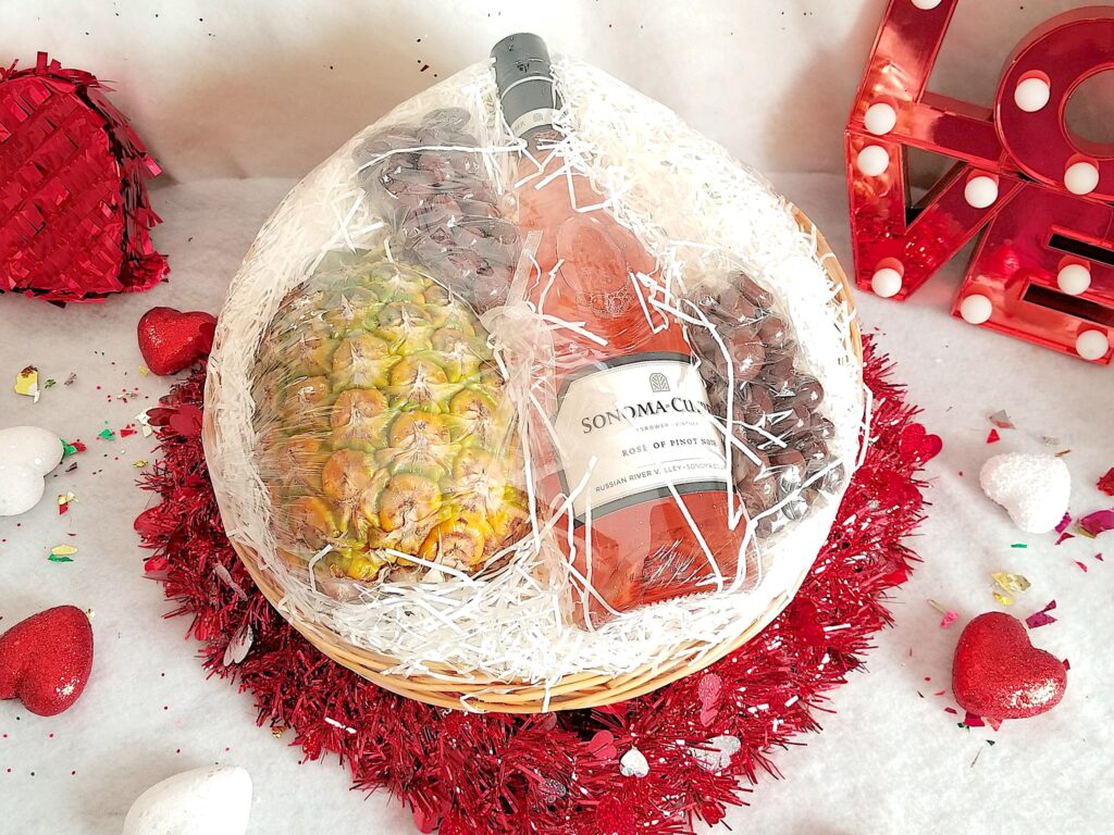  Pinkglow Pineapple Rosé Gift Basket Giveaway from Melissa's Produce.