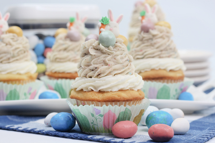 Easter Malt Cupcakes