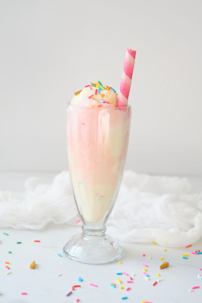 Magical Unicorn Float with sprinkles