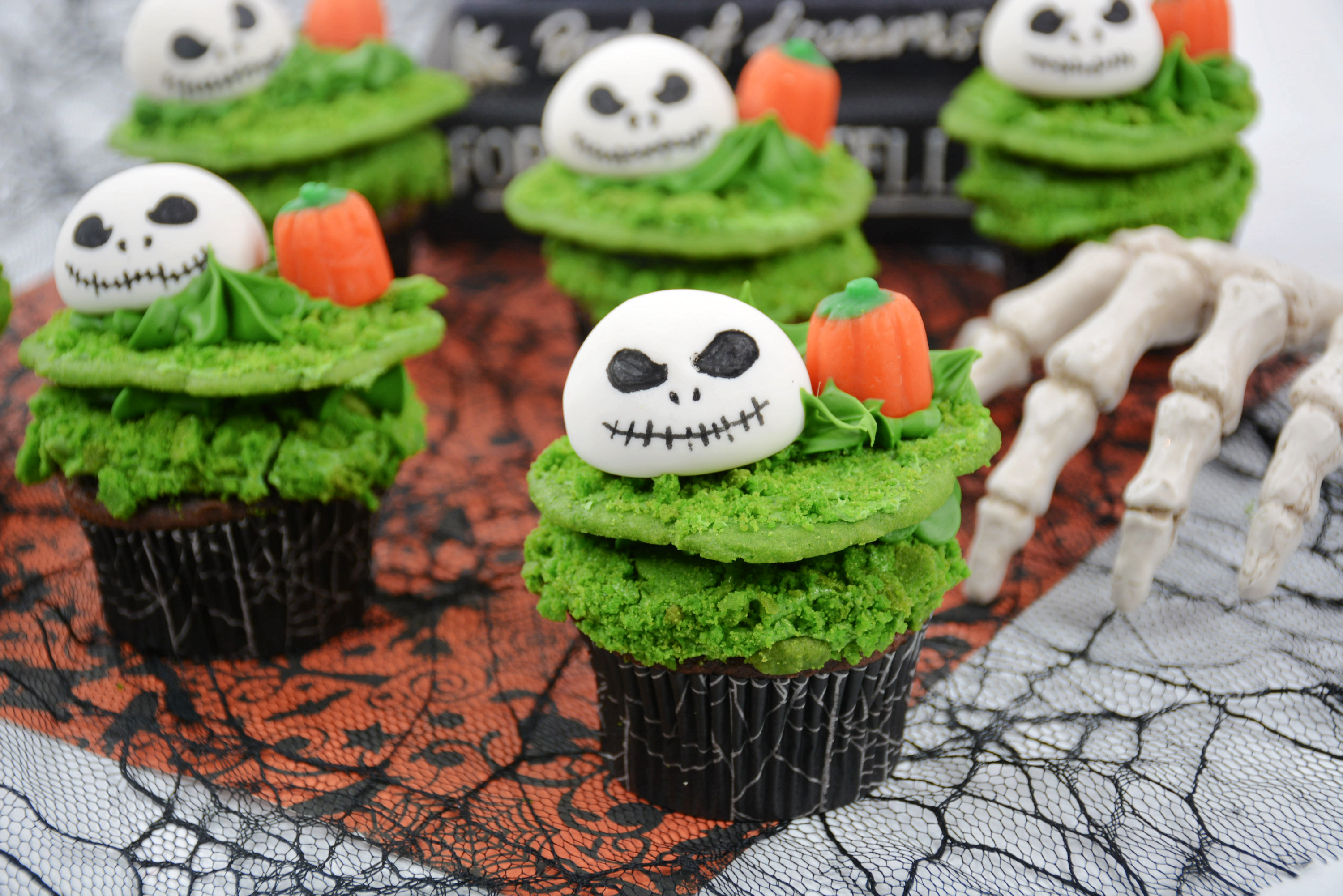 Jack Skellington Cupcakes