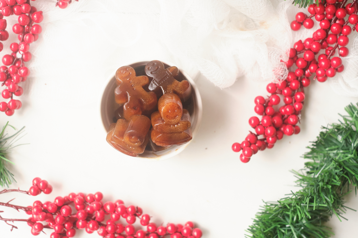 Gingerbread Coffee Ice Cubes