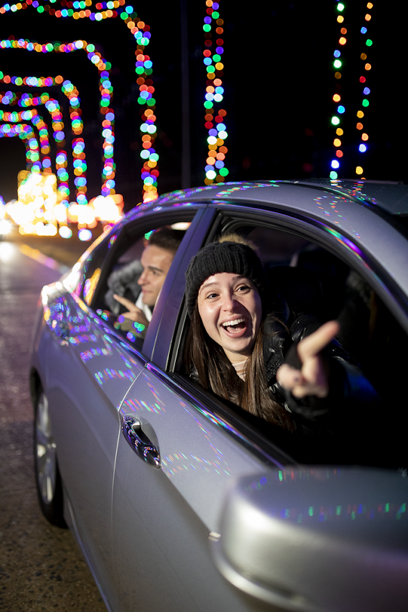 Magic of Lights in car