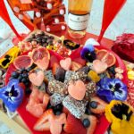 Pinkglow Pineapple Rosé Gift Basket & Valentine’s Dessert  Charcuterie Board