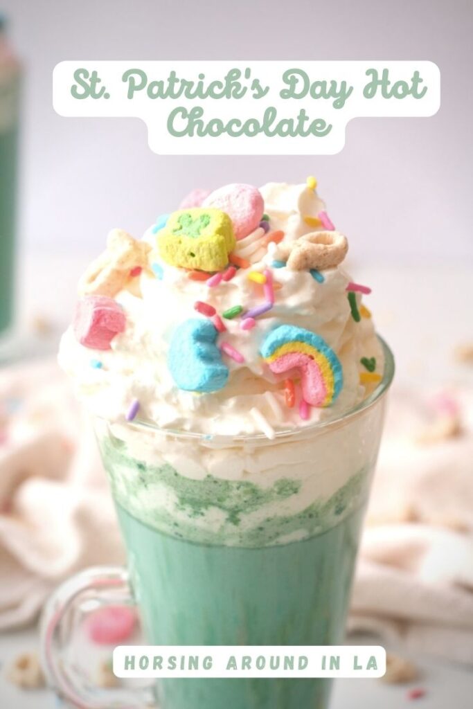 St. Patrick's Day Lucky Charms Hot Chocolate Drink