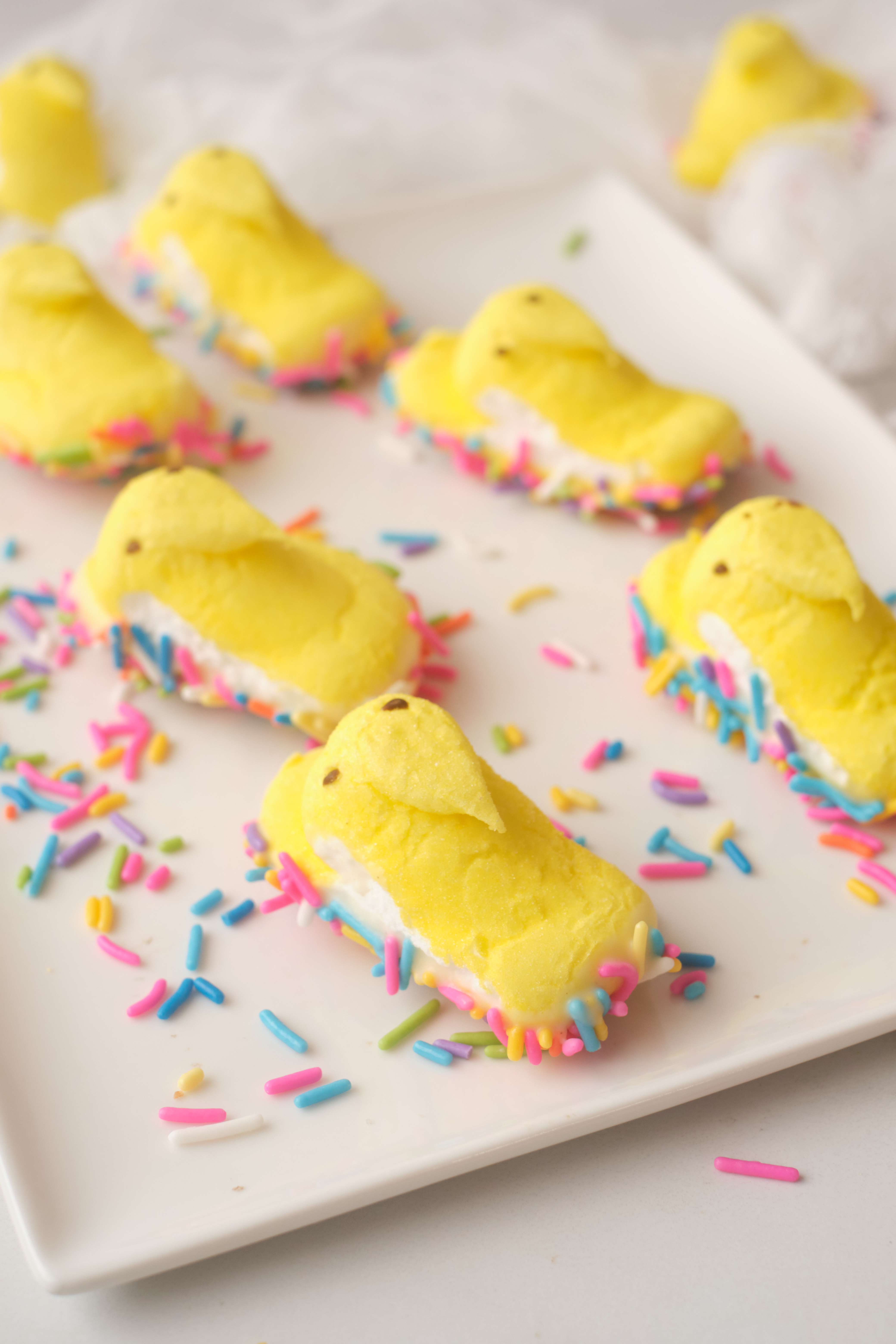 Chocolate Dipped Marshmallow Peeps