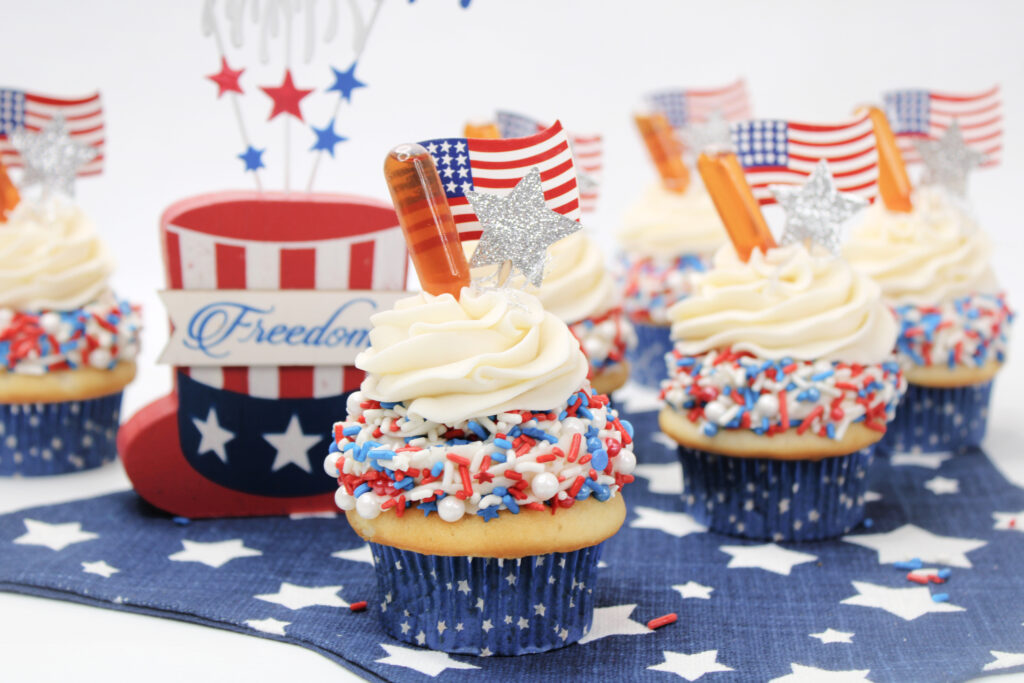 American Honey Cupcakes