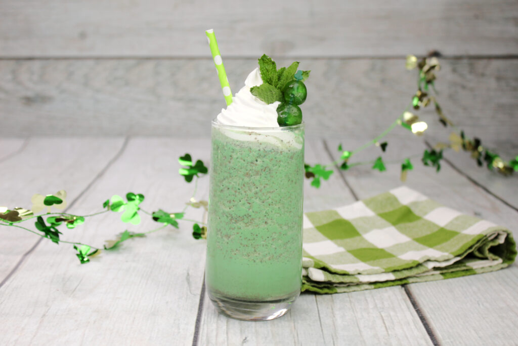 Lucky Shamrock Shake Drink for Saint Patrick's Day