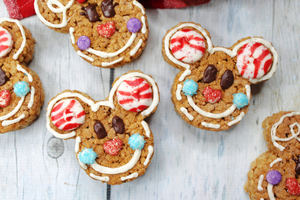 Holiday Magic in Every Bite: Gingerbread Mickey Rice Krispie Treats!