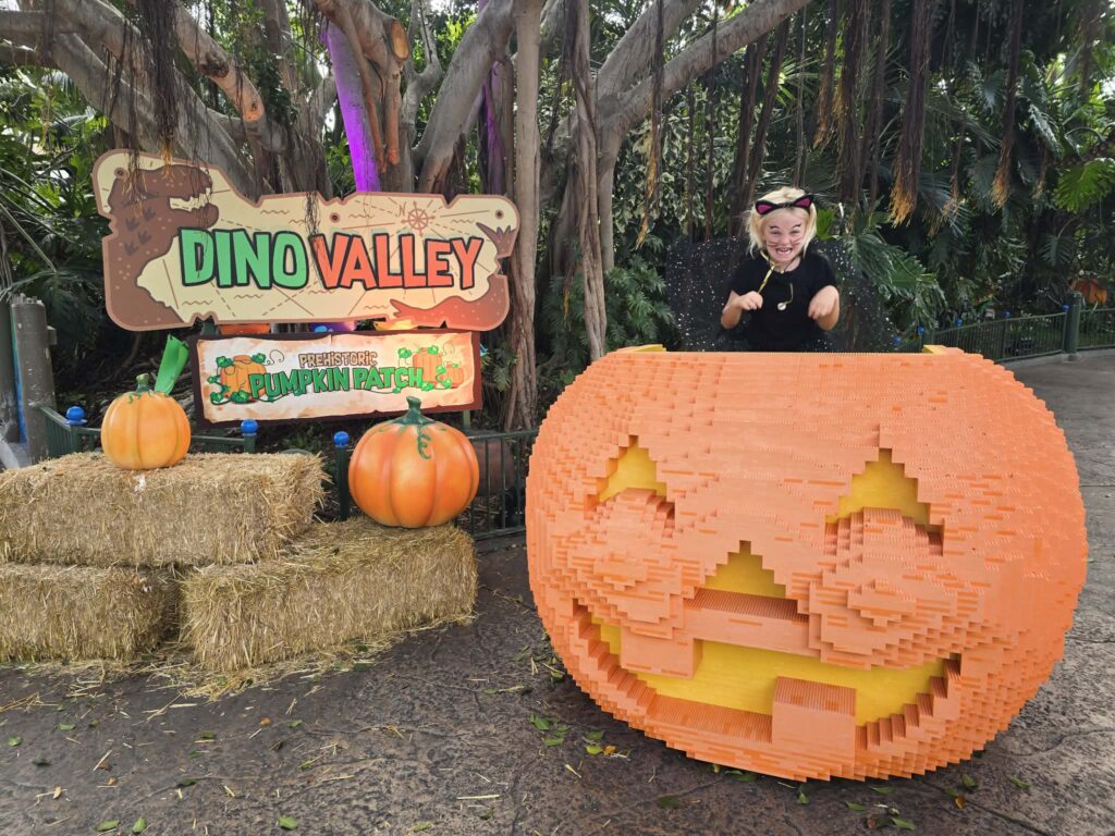 Prehistoric Pumpkin Patch at Brick or Treat LEGOLAND California
